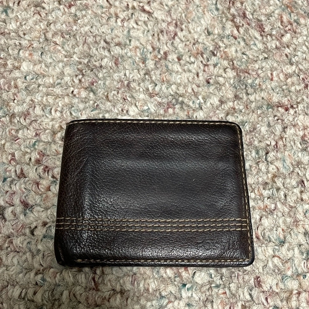 Fossil leather wallet